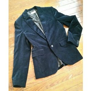 H&M Crushed Midnight Blue Blazer